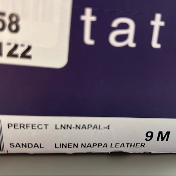 David Tate Perfect (Linen Nappa Leather) Women's Sandals - Size 9M - NEW IN BOX - Picture 12 of 12